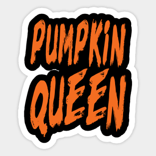 Pumpkin queen  happy halloween Sticker